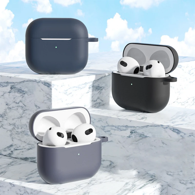 Фото Чехол для Apple Airpods 3, чехол, аксессуары для наушников, Беспроводная Bluetooth-гарнитура, силиконовый чехол для Apple Air Pod 3, чехол для airpods3 №2