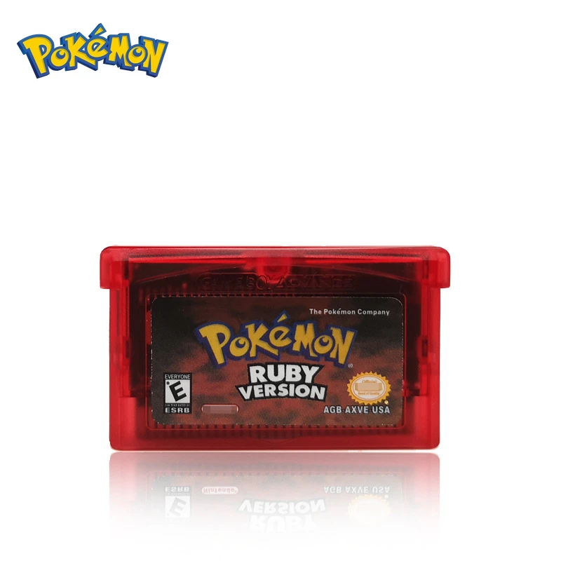 Игровая картридж для видеоигр серии Pokemon GBA консоли английская Коллекция