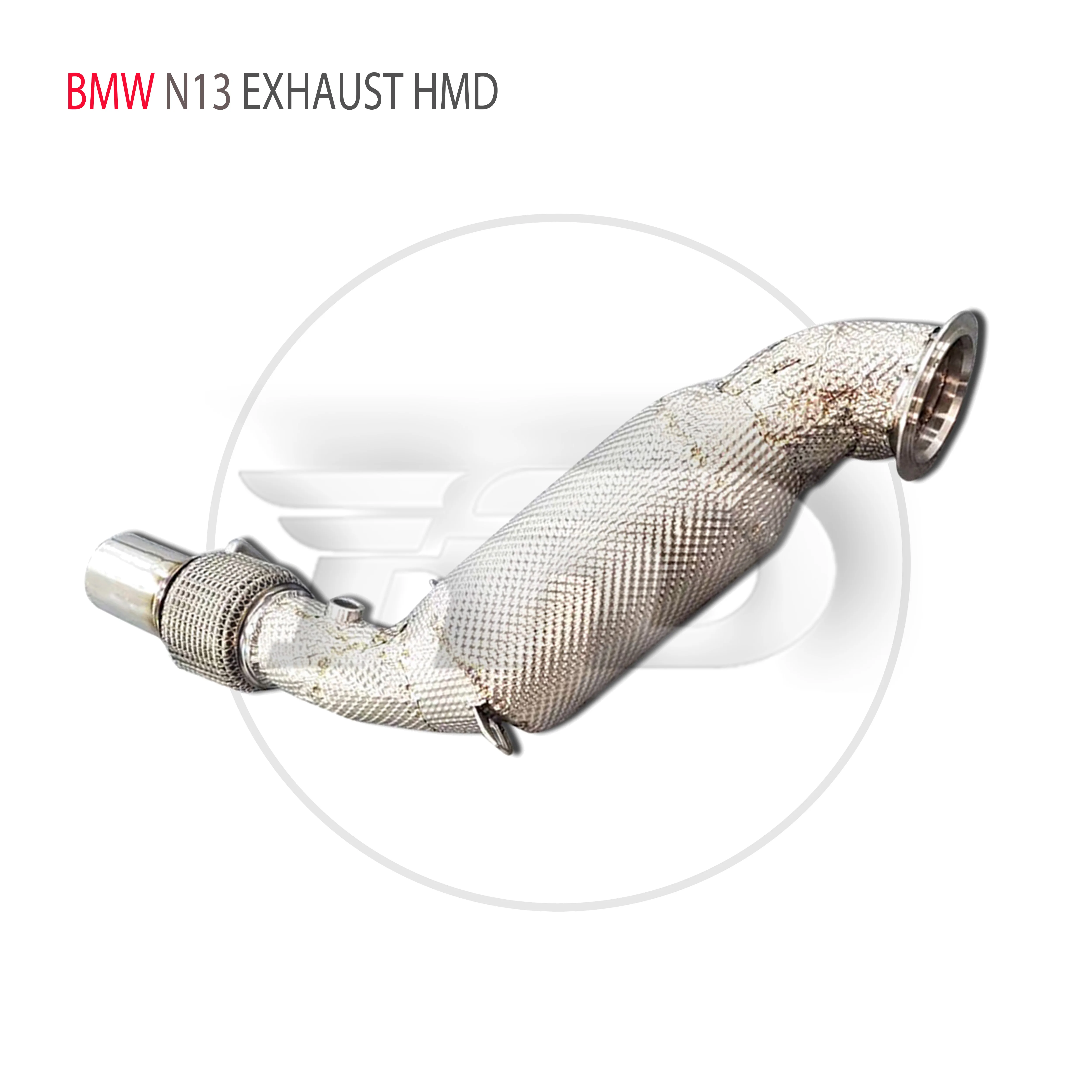 

HMD выхлопная система из нержавеющей стали, высокая производительность потока, водосточная труба для BMW 116i 118i 120i N13 1,6 T, автомобильные аксессуары