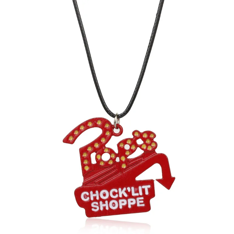 

Riverdale Pop's Chock'lit Shoppe Pendant Necklace for Men Fashion Women Letter Necklaces 2023 New Jewelry Accessories