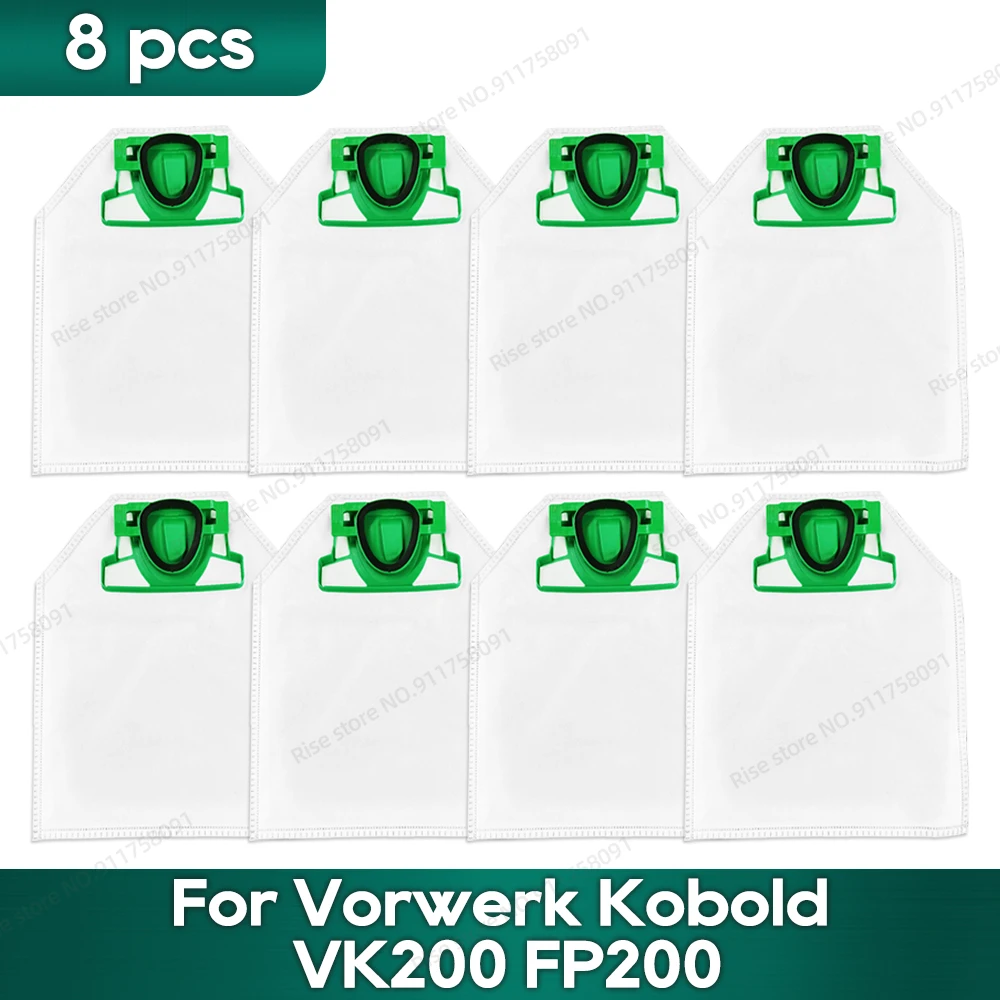 Сменный пылесборник для пылесоса Vorwerk Kobold VK200 FP200, фильтрующий мешок, аксессуары, запасные части