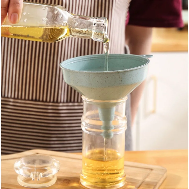 

Specialty Tools Funnels Liquor Soy Sauce Car Oil Table Salt Sugar for Filling Bottles Funnel Kitchen Accessories Useful Gadgets