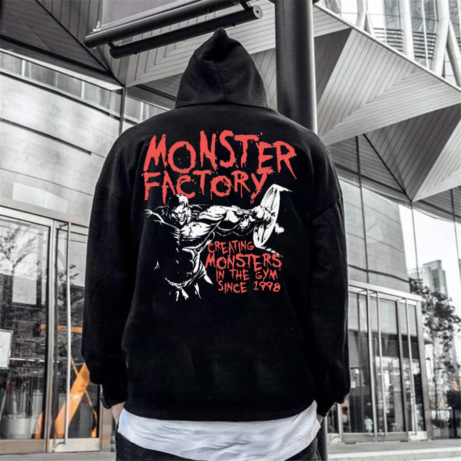 

Men Fitness fashion hoodie Sweatshirts Male Autumn cotton hoodie Fashion Casual Hooded Jacket Man Jogger Workout Sportswear Tops