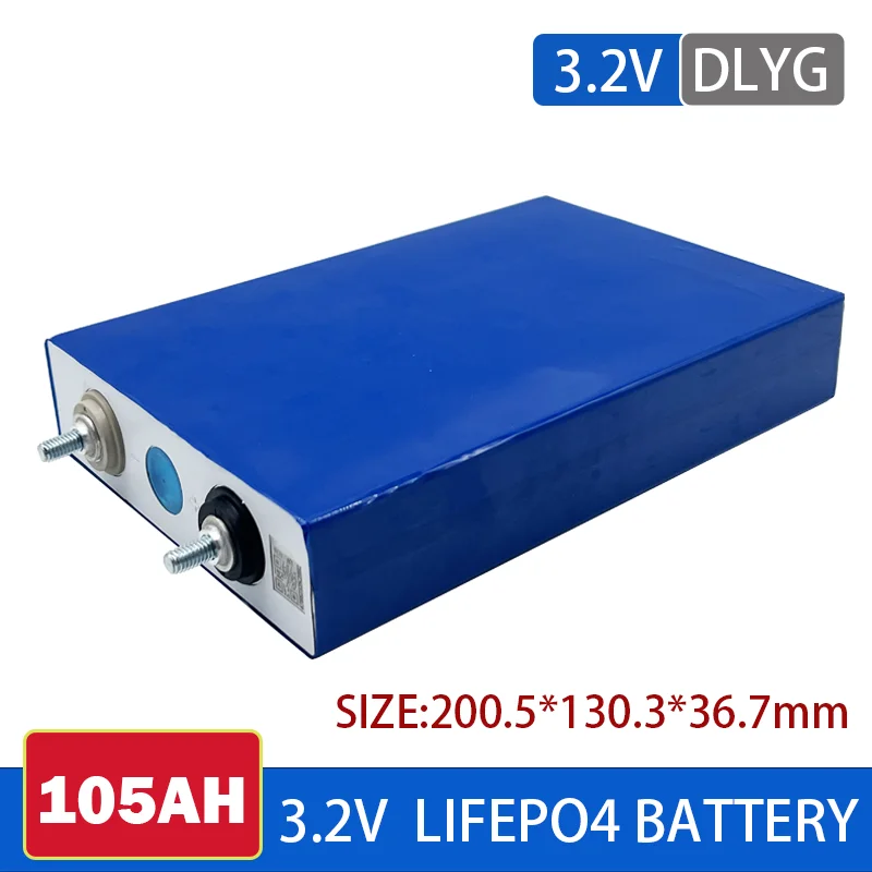 

Литий-железо-фосфатная аккумуляторная батарея 3,2 В Lifepo4 Ач подходит для солнечных уличных фонарей для кемпинга, гольф-мобиля, мотоцикла