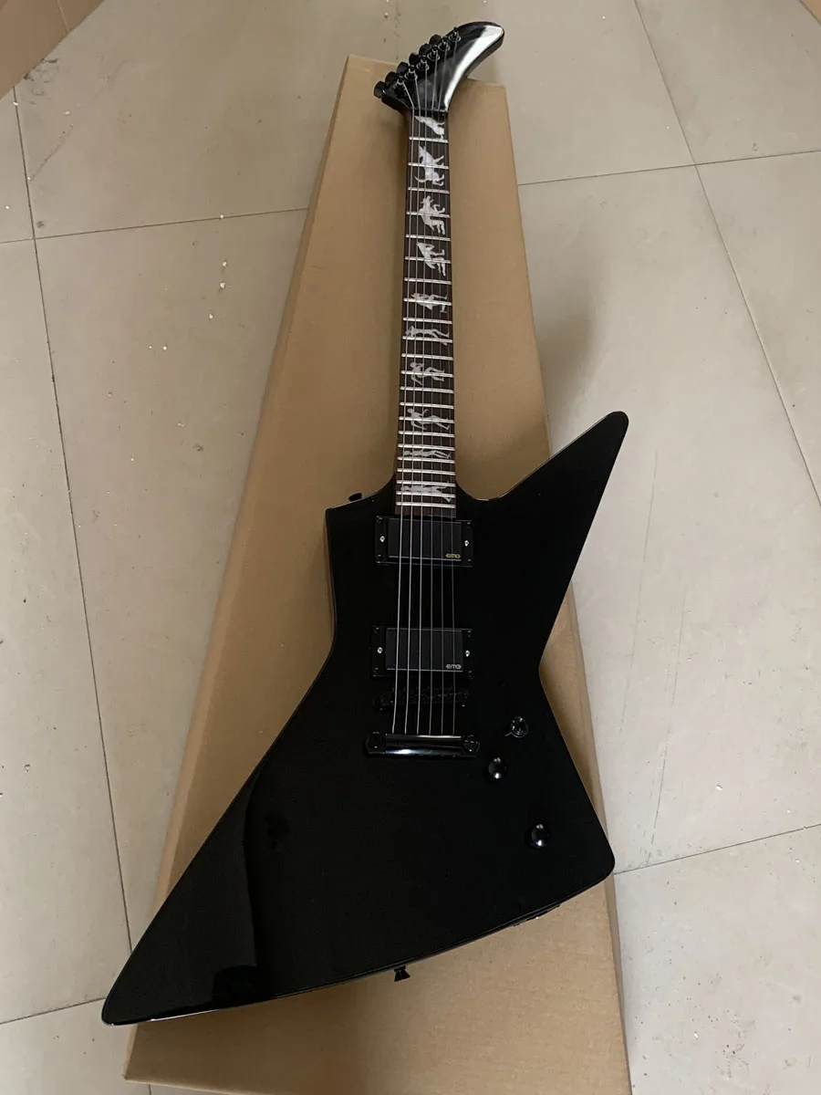 

Metallic James Hetfield Man to Wolf Explorer Electric Guitar