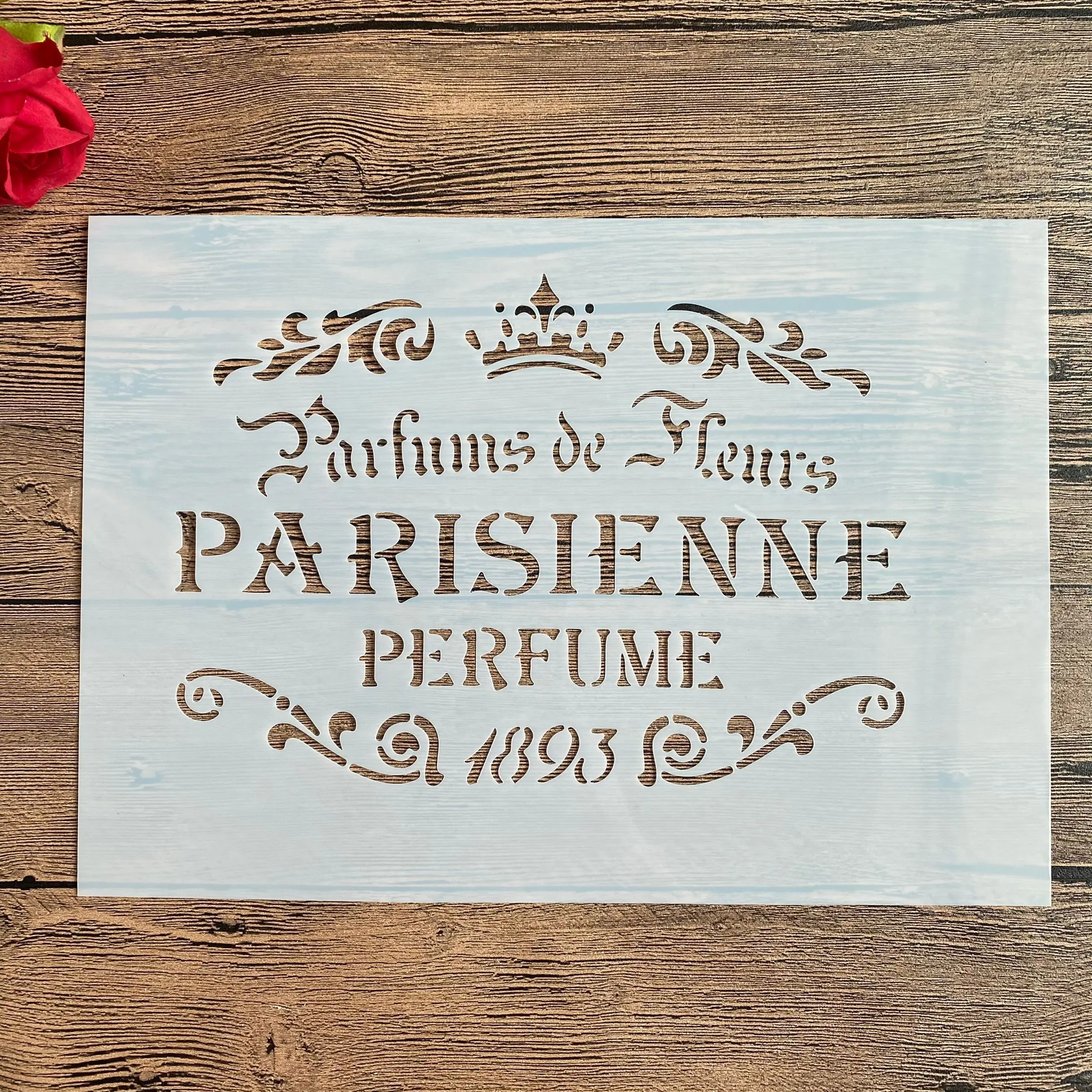 

A4 29 *21cm DIY cake Stencils wall Painting Scrapbook Coloring Embossing Album Decorative Paper Card Template wall PARISENNE