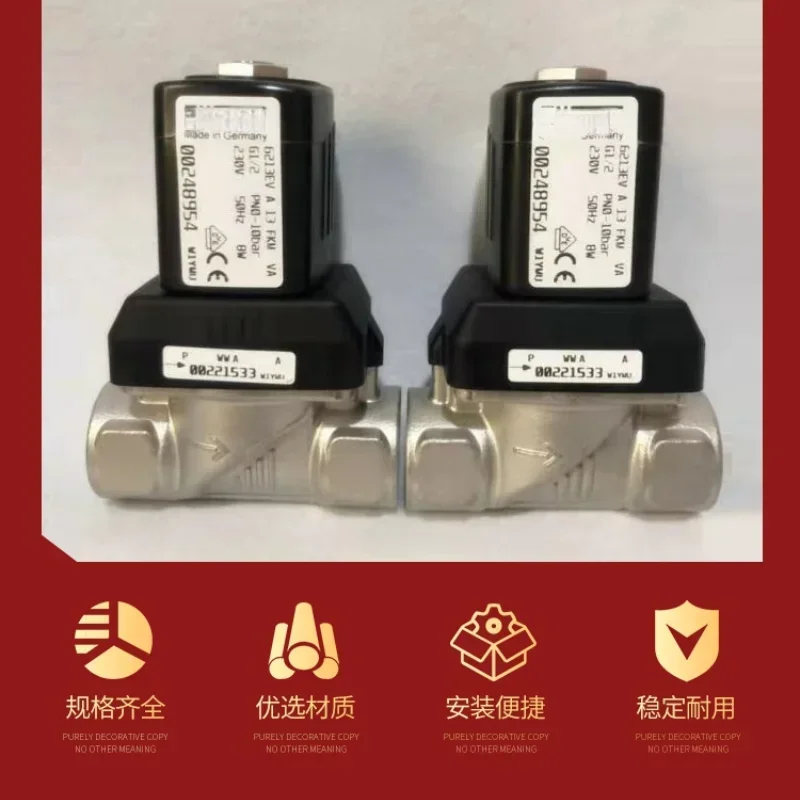 Электромагнитный клапан 6213ev Соленоидный для жидкого масла и воды DN13-20-25-32G1/2