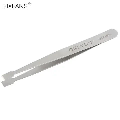 Прецизионные плоские пинцеты с широким тонким наконечником для ремонта мобильных телефонов и ноутбуков, пинцеты для штампов из нержавеющей стали, филатели собирают