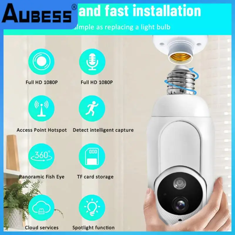 

Safe And Reliable Monitor Resolution 1080p Bulb Head Camera Simple Installation Monitoring Equipment Mobile Tracking Web Camera
