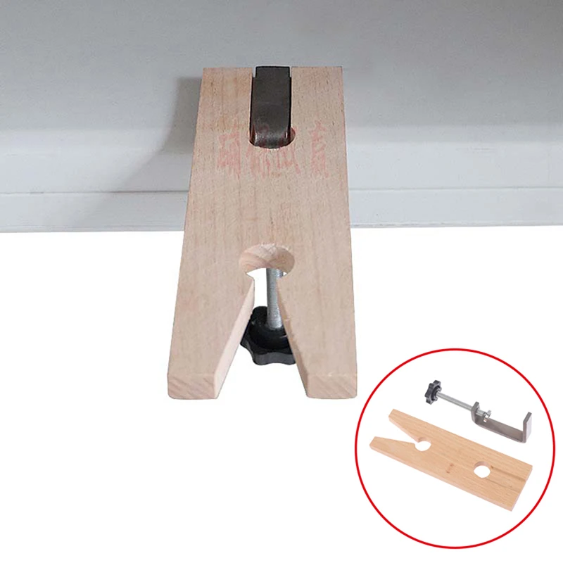 Adjustable Jewelers Bench Pin Clamp Hardwood Jewellers Watch Repair V Slot Clip