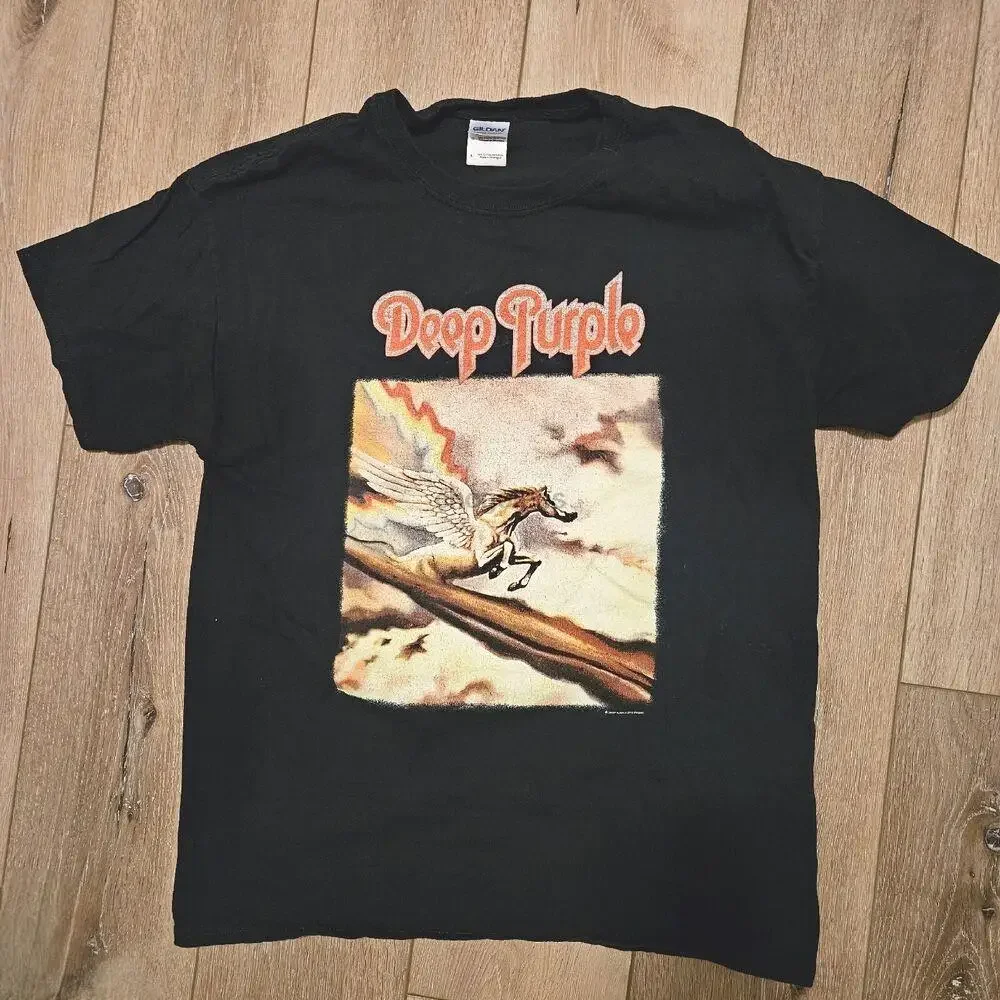 Мужская футболка Deep Purpllee Stormbringer большая L Черная