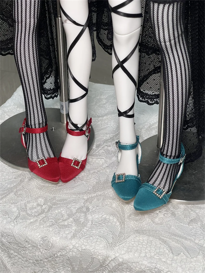 Обувь BJD/SD туфли на высоком каблуке 1/3/4 для девочек шелковые остроконечные с одной