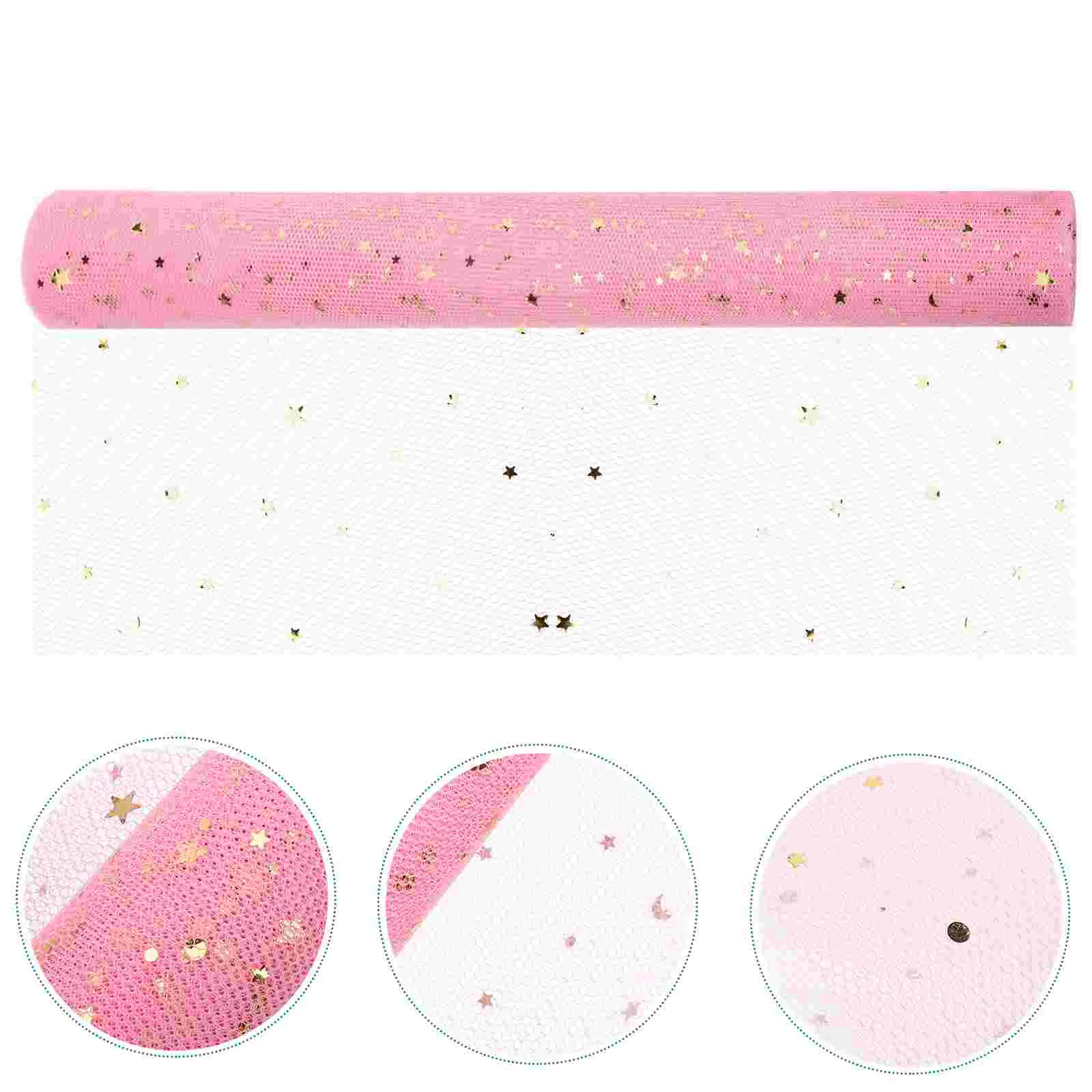 

2 Rolls Flower Wrapping Mesh Fabric Floral Bouquet Gift Packaging Materials DIY Craft Supplies