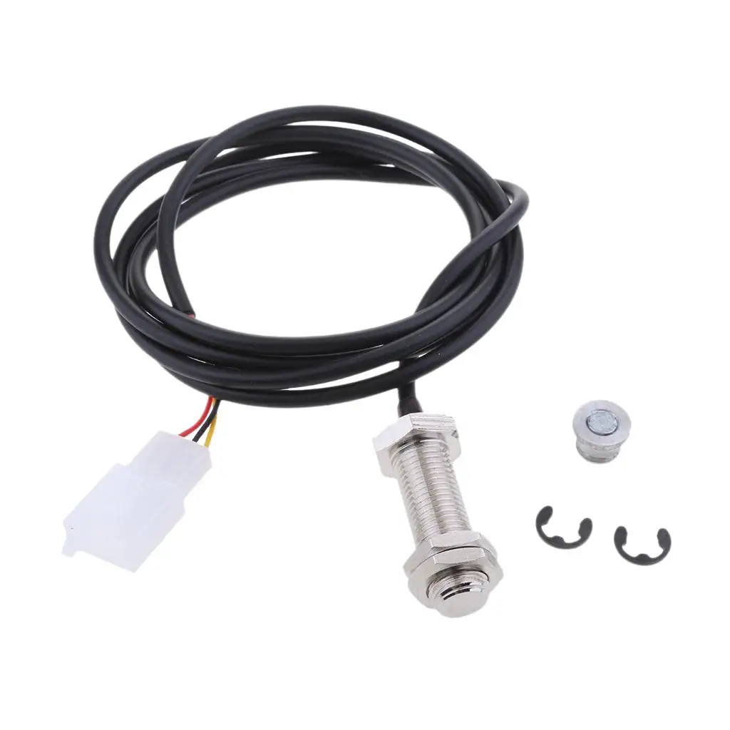 

Replacement Universal Cable with 2 for Motorcycle Bike ATV LCD Digital , Black