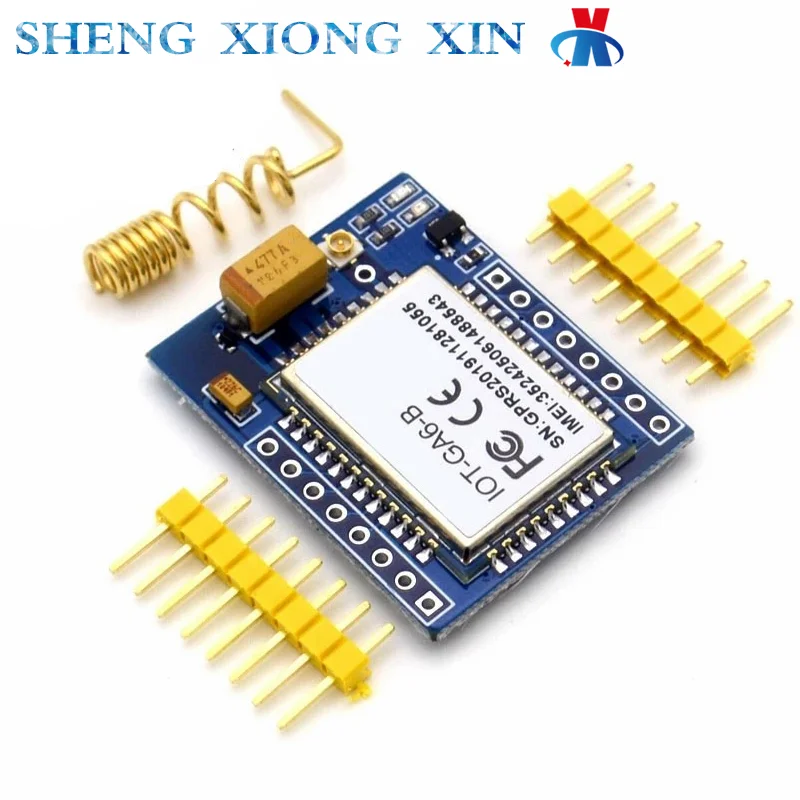 Карта разработки SMS/голосовых сообщений, мини-модуль GPRS/GSM A6, 1 шт.