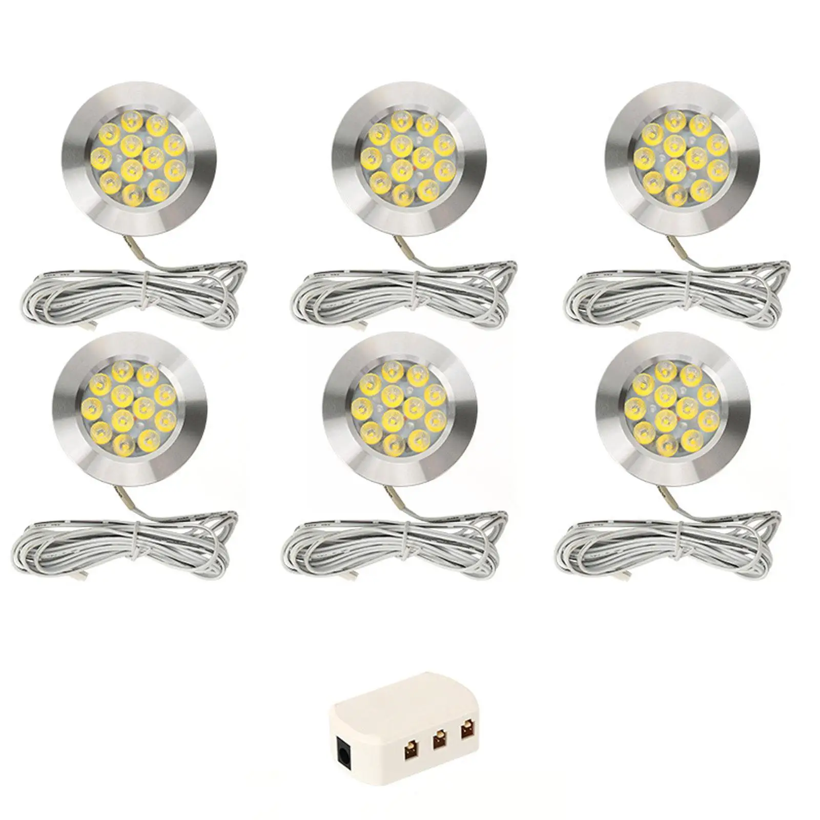

DC12V/3W LED Camping Car Ceiling Lamp RV Reading Lamp Camper Trailer Lamp Car Lights RV Interior 6LED Boat Interior C5N5