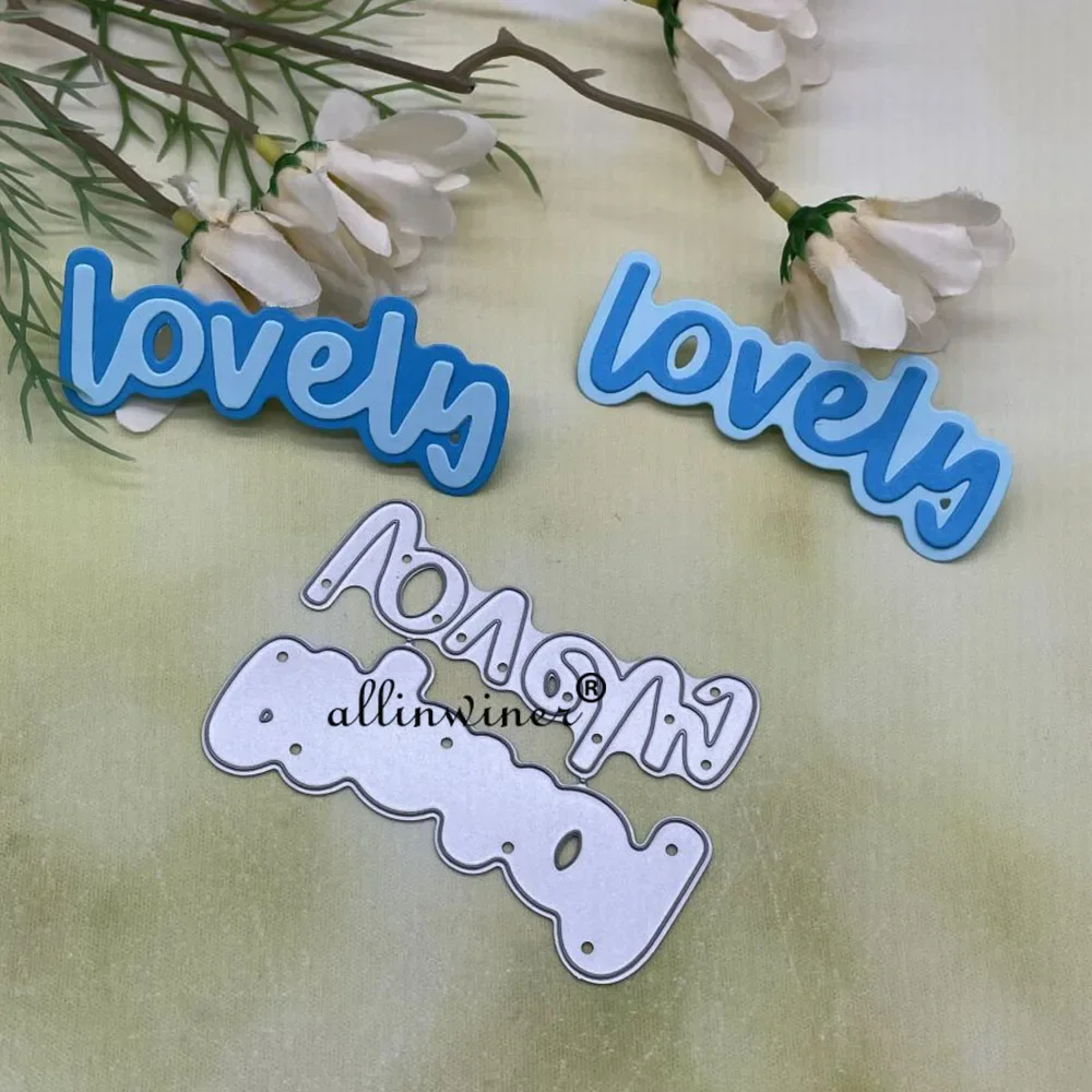 Прекрасные буквы металлические штампы трафареты для DIY скрапбукинг декоративное