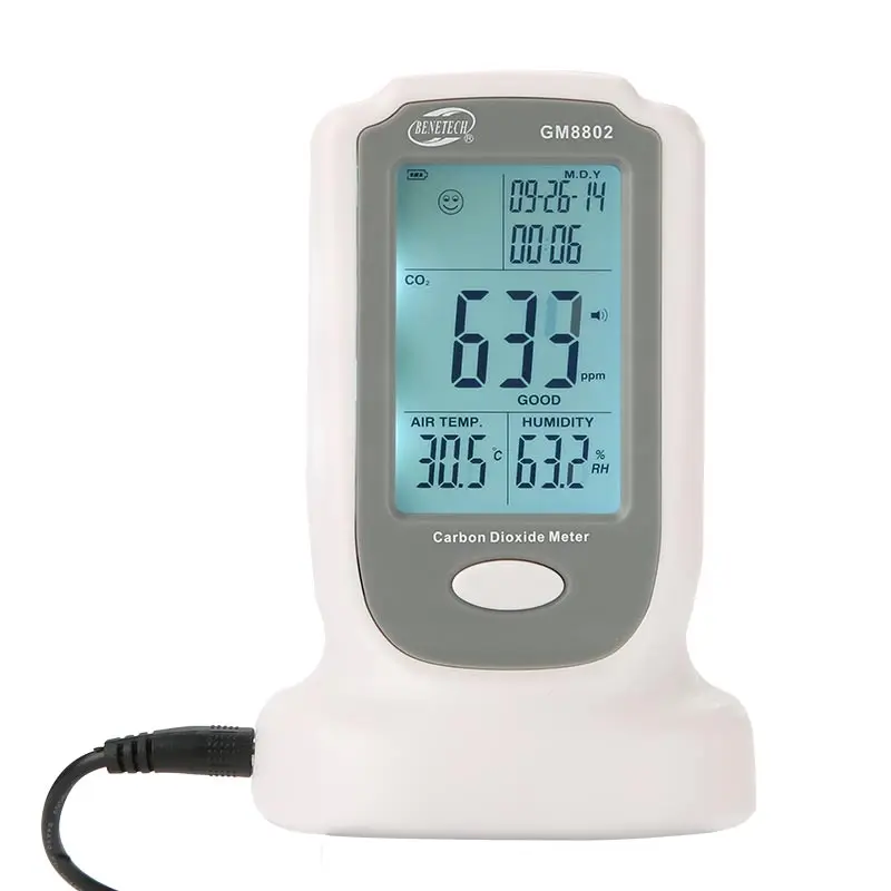 

GM8802 Portable Handheld Carbon Dioxide Detector Precision CO2 Meter High Quality Gas Detector Tester