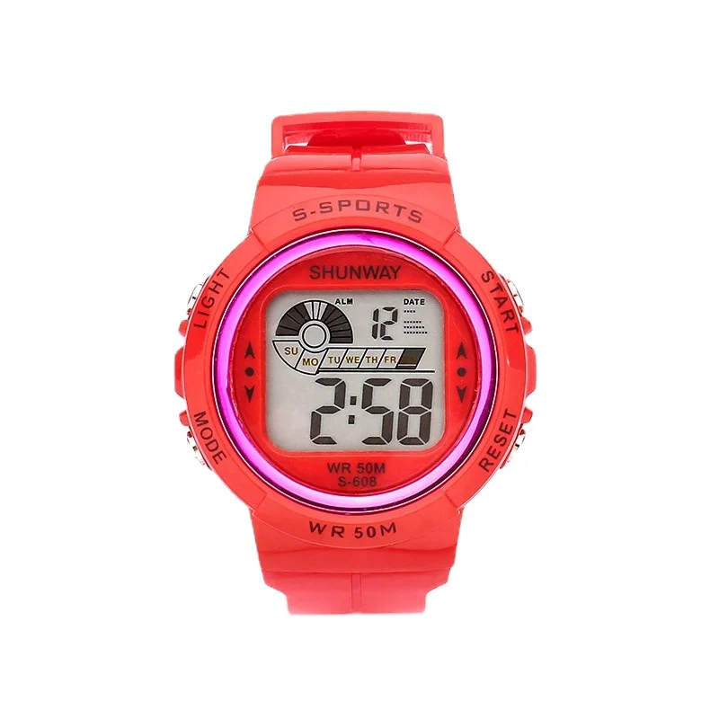 50m Waterproof Watch for Girls Boys Children's Watch Electronic Quartz WristWatch for Boy Girl Student Sports Watches Kids Reloj
