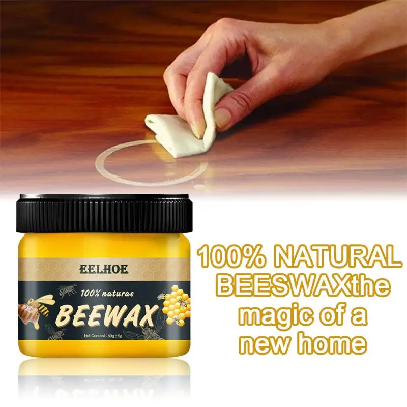 

2/4/5PCS Natural Wood Seasoning Beewax Anti-drying Polish Wood Polishing Agent Tables And Chairs Repair Tools Maintenance Wax