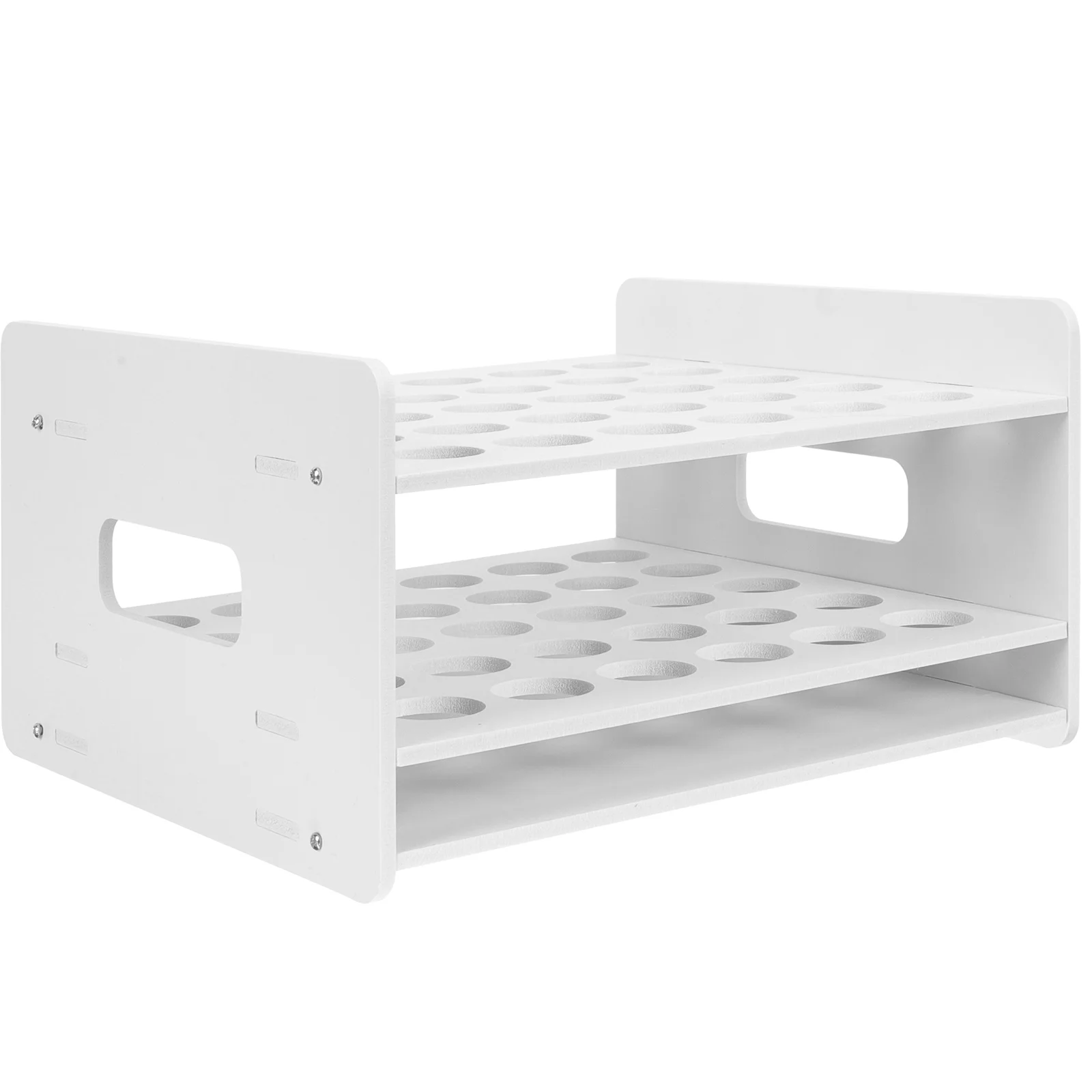 

Hairdressing Tool Scissors Storage Holder School Supplies Wooden Home Rack Desktop Shelves Display Stand Organizer