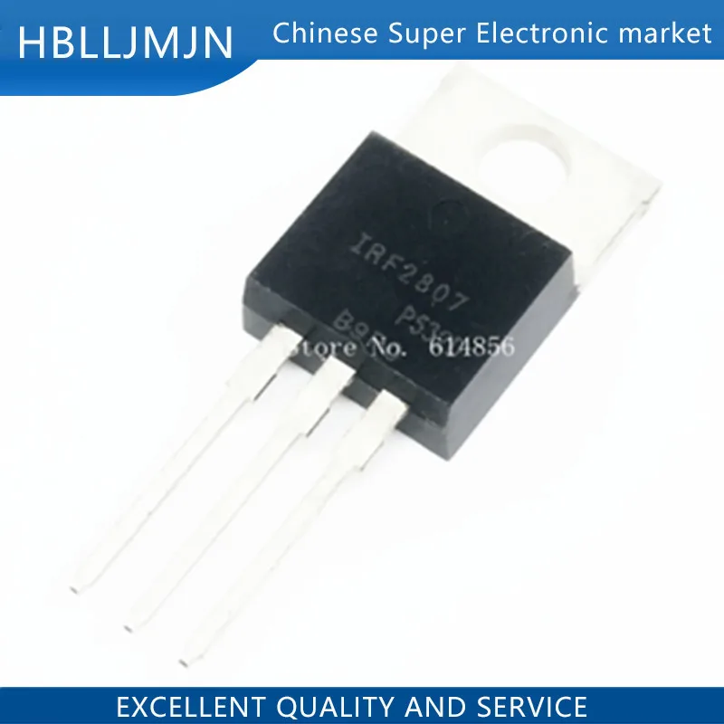 50 шт. IRF2807PBF TO-220 IRF2807 TO220 | Электронные компоненты и принадлежности