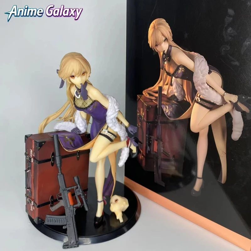 Фото Коллекционная фигурка Girls' Frontline Ots-14 Purple Rain Heart, серия Bishojo, 2D аниме-модель, украшение для ПК/настольный декор, ПВХ кукла, подарок №1