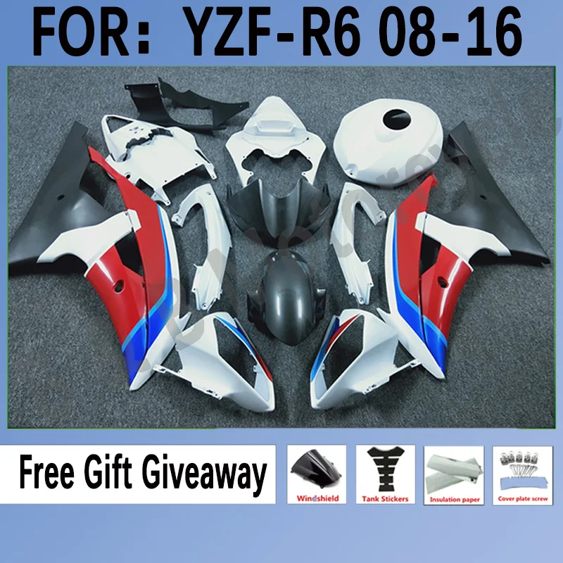 

НОВЫЕ комплекты обтекателей для мотоциклов Yamaha YZF R6 2008 2009 2010 2011 2012 2013 2015 2016 комплект обтекателей кузов YFZ R6 белый красный