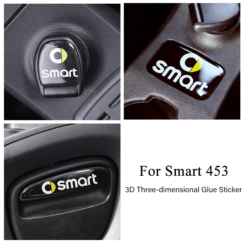 

Car Interior Stickers Cigarette Lighter Decorative Stickers Storage Handle Cover For Smart 453 Forfour Fortwo 2015-2019