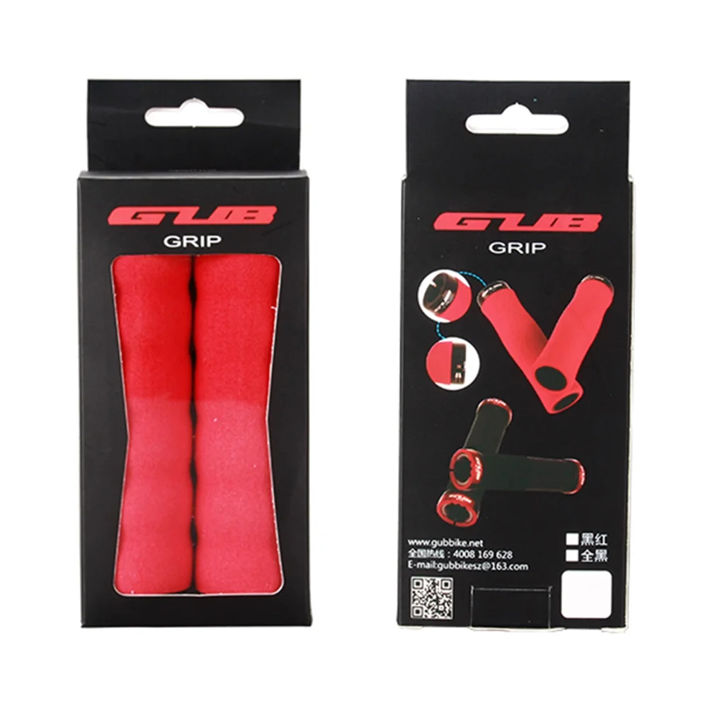 Сверхлегкие велосипедные ручки 105 г черные резиновые для велосипеда концевая