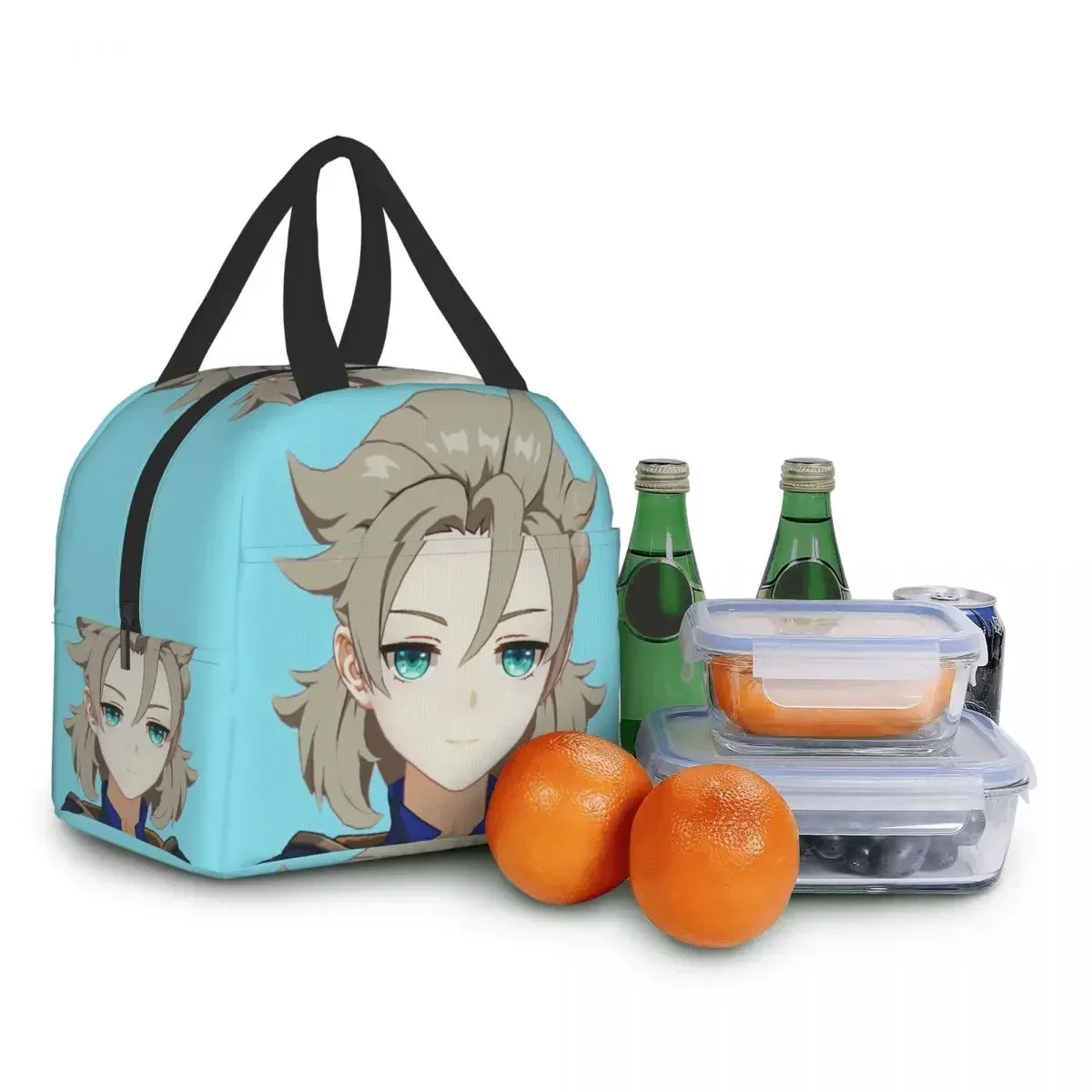 Genshin Impact Albedo Изолированный Ланч-бокс Для Женщин И Детей Аниме-игры Школьный