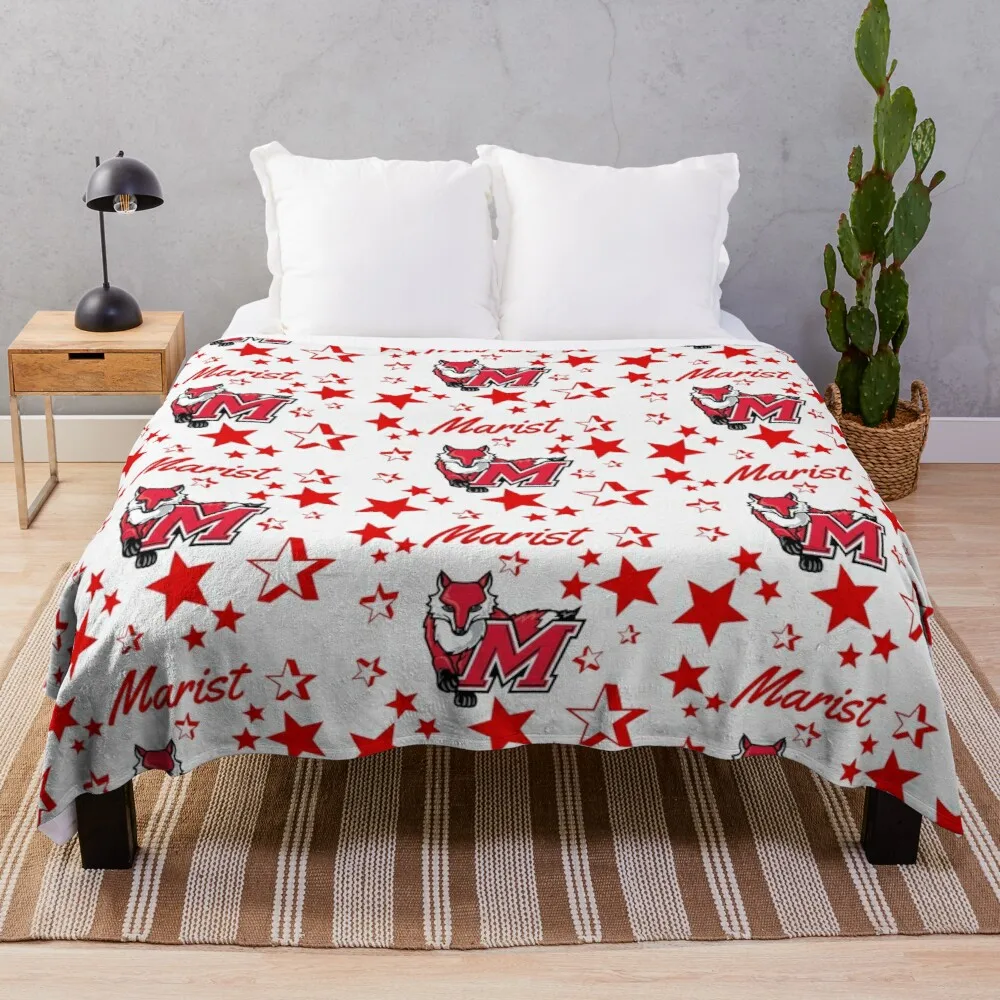 

Marist CollageThrow Blanket loose blanket