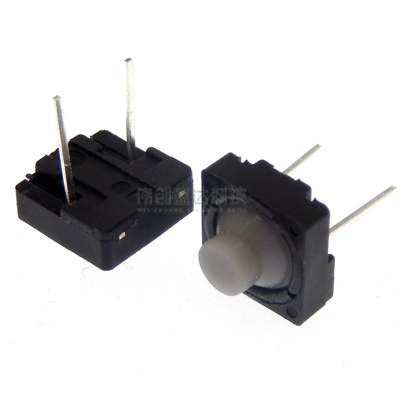 10 шт./лот, 8x8x5,5 мм TS-F004 8*8*5, 2PIN/4PIN, проводящий силикон, беззвучный тактильный тактовый кнопочный микропереключатель