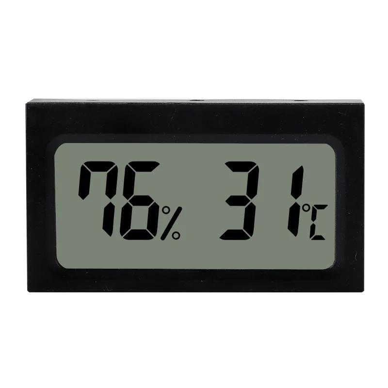 mini portable digital lcd indoor thermometer thermo hygrometer home creative electronic thermometer hygrometer free global shipping