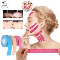 2 5cm5m kinesiology tape for face v line wrinkle remover sticker neck eyes lifting tape bandagem elastica facial skin care tool