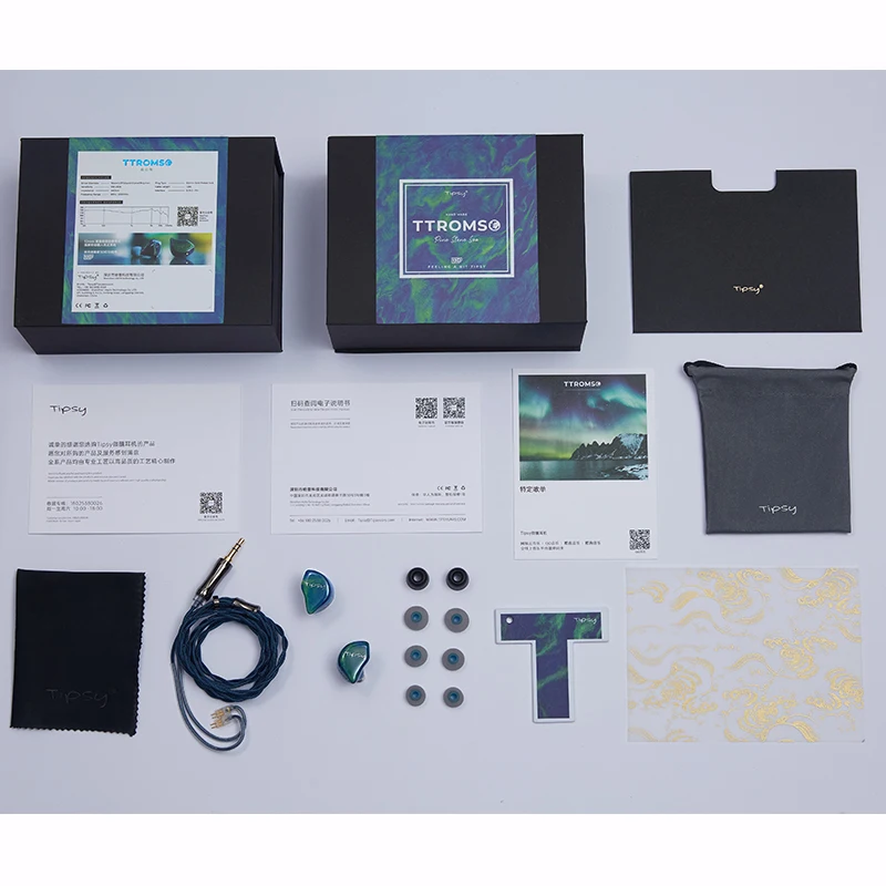 Наушники-вкладыши Tipsy TTromso с ЖК-диафрагмой и динамическим блоком высокого