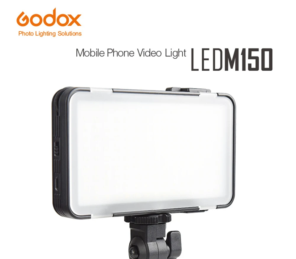 Фотокамера Godox LEDM150 с максимальной мощностью 9 Вт