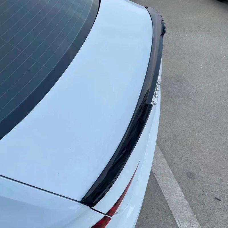 Для Audi новый спойлер A3 S3 Модель v Материал ABS Заднее крыло автомобиля Праймер Цвет