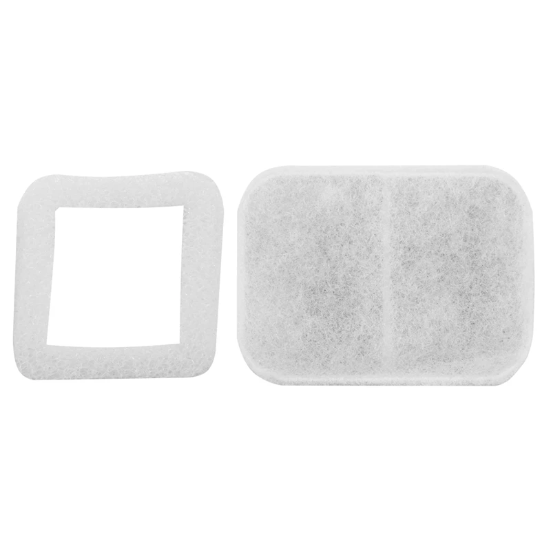 

Керамический питомец Лотос фильтры для фонтанов для воды 16 шт Премиум хлопок активированный уголь и 4 шт пены фильтры, белый