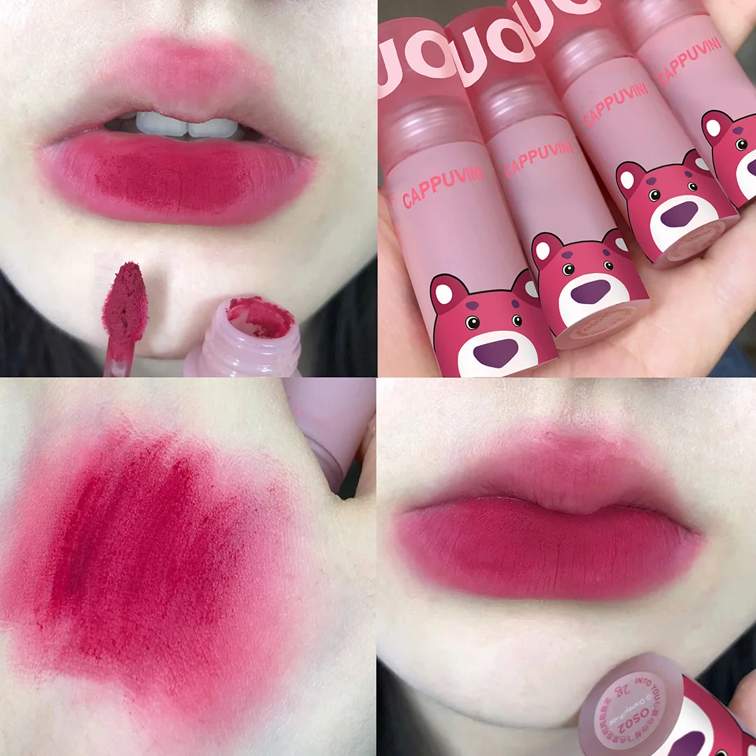 

Three Piece Set Moisturizing Velvet Matte Liquid Lipstick Lip Glaze Colored Lipstick Red Lip Tint Mud Lips Makeup Lipgloss