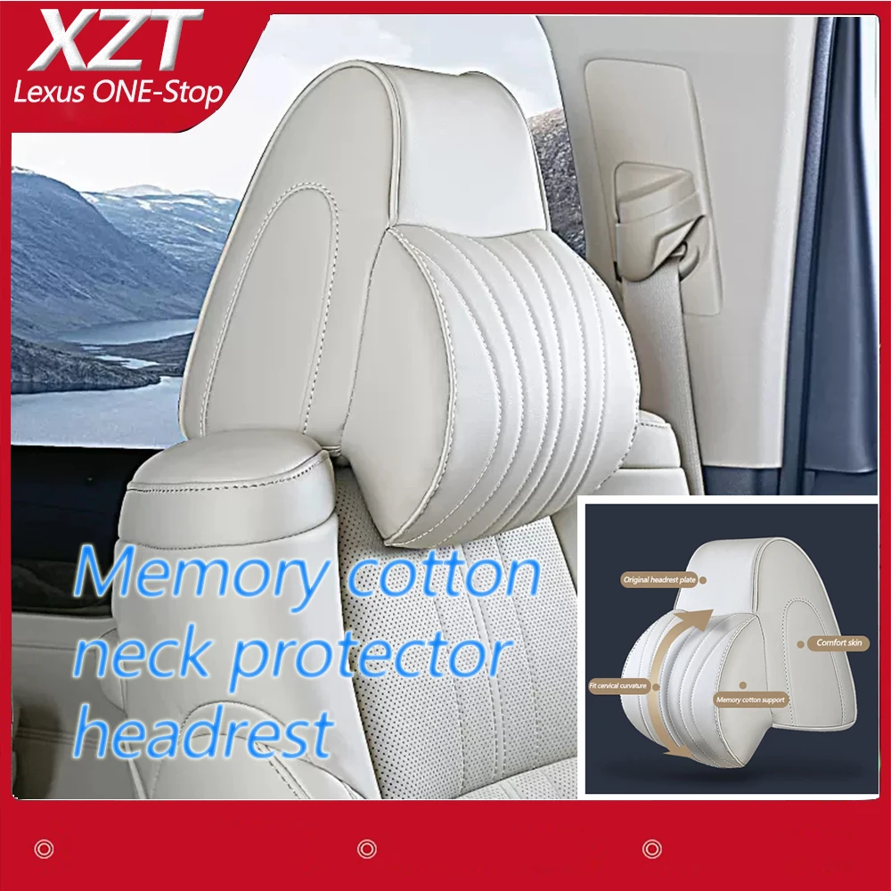 

Подушка для автомобильного сиденья, подголовник для путешествий, подушка для шеи, подушка для шеи с эффектом памяти, аксессуары для Lexus LM