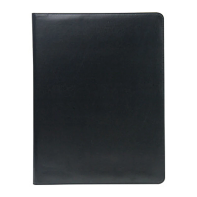 

A4 Folder With 12-Digit Calculator Binder Organizer Manager Office Document Pad PU Leather Folder Briefcase