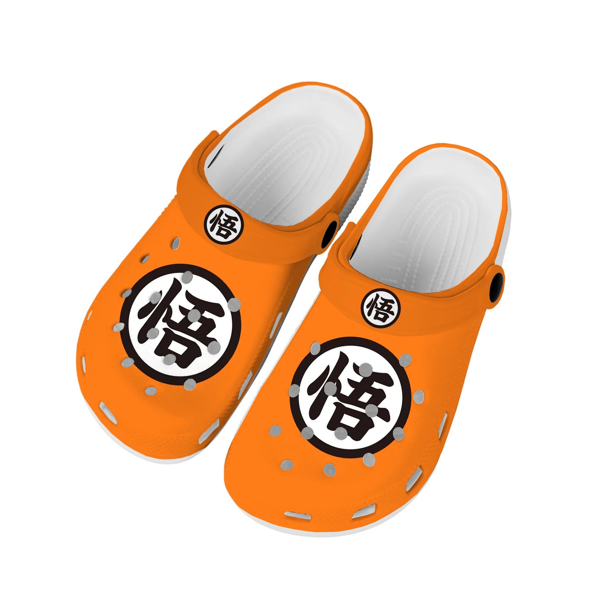 

Hot Dragon Master Goku Logo Home Clogs Custom Water Shoes Cartoon Mens Womens Teenager Shoe Garden Clog Beach Hole Slippers