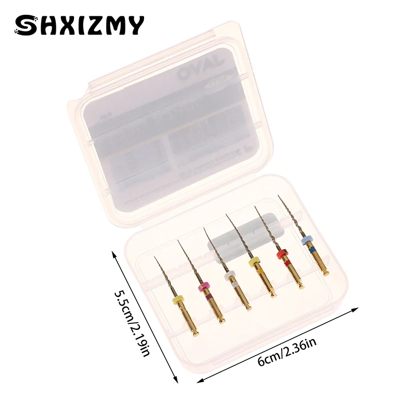 6 шт. стоматологические файлы SX-F3 предварительно гибкие нитиноловые роторные