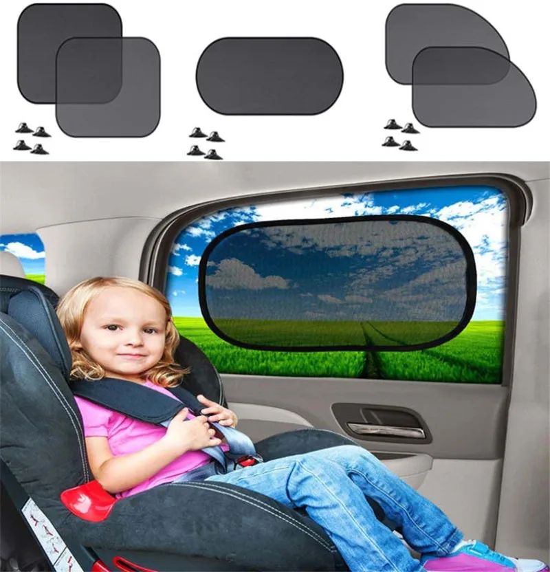 Car Window Sunshade Cover Block For Kids Car Side Window Shade Cling Sunshades Sun Shade Cover Visor Shield Screen