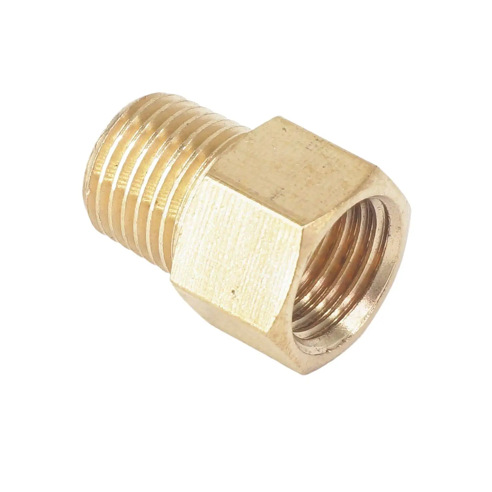 

1/4 "BSPT штекер x 1/4" NPT женский латунный фитинг-адаптер для манометра, воздуха, газа, топлива, воды