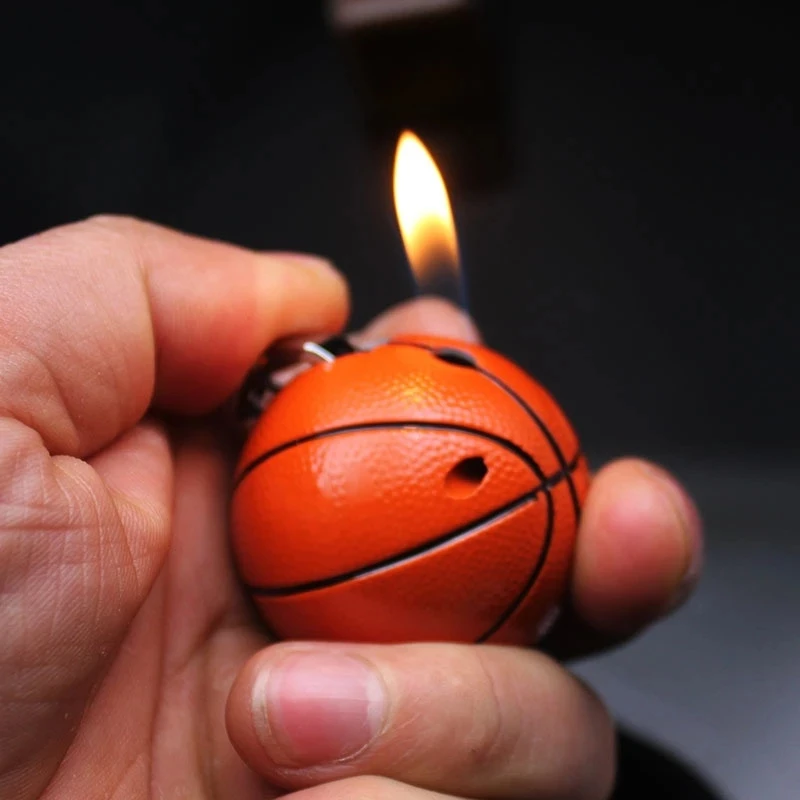 

Creative Pliers Wrench Extinguisher Basketball Football Lighter Butane Gas Inflatable Lighter Gift for Men Cigarette Accessories