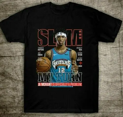 

Black Vintage Memphis Grizzlies Ja Morant Slam T-shirt All Size