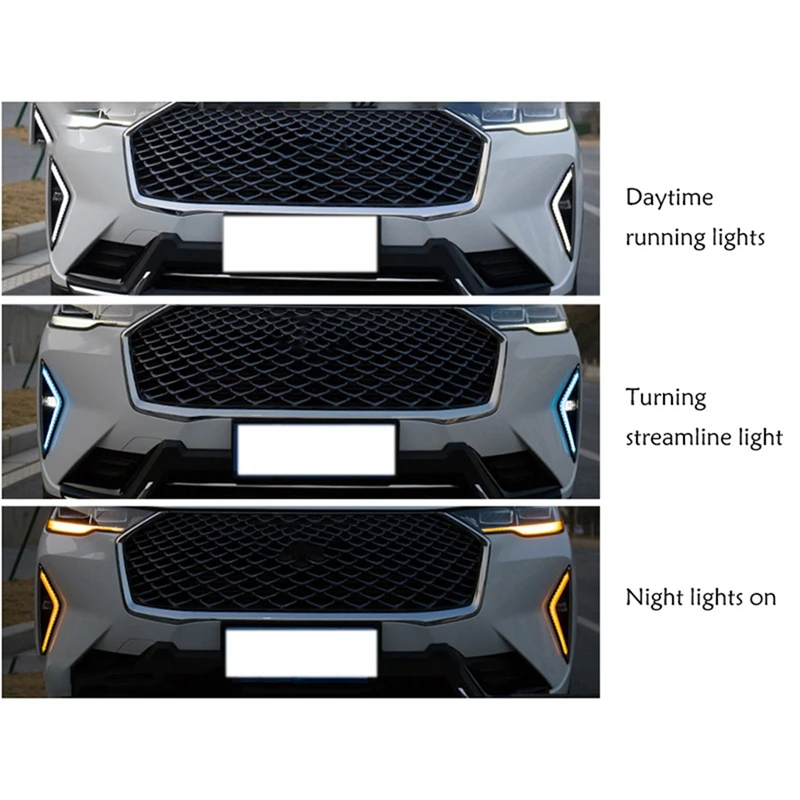 Противотуманные фары на передний бампер автомобиля дневные ходовые огни