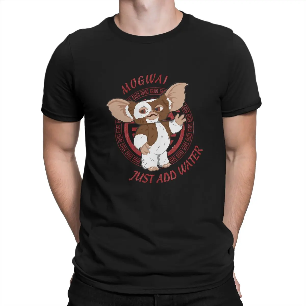 

Симпатичная Мужская футболка Gremlins Gizmo, стильная одежда, удобная футболка из полиэстера